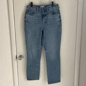 NWT Madewell curvy perfect vintage jean sz29 tall